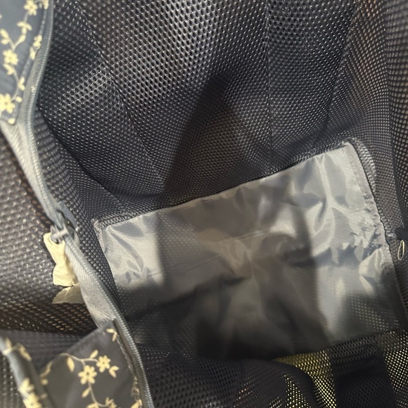 PINK Victoria's Secret Blue and White Patterned Tote - Picture 4 of 4